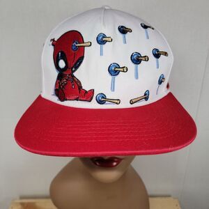 Marvel Snap Back Ball Cap Deadpool Chibi Plunger Design
